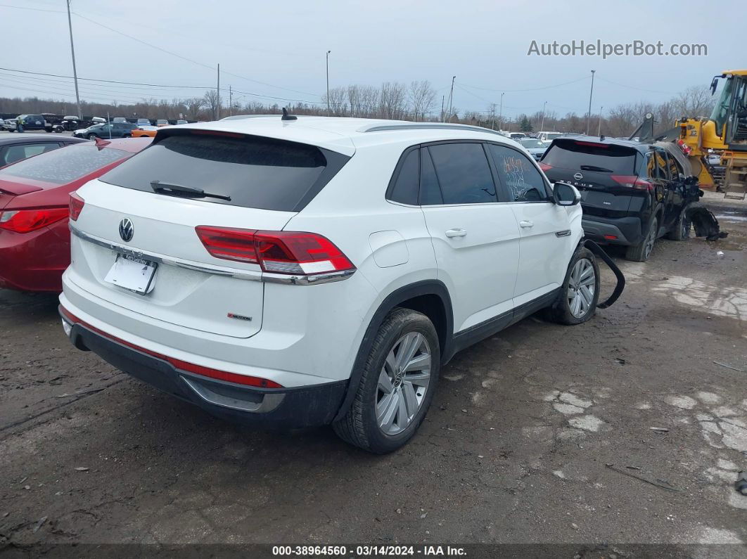 2021 Volkswagen Atlas Cross Sport 2.0t Se W/technology White vin: 1V2HC2CA6MC239968