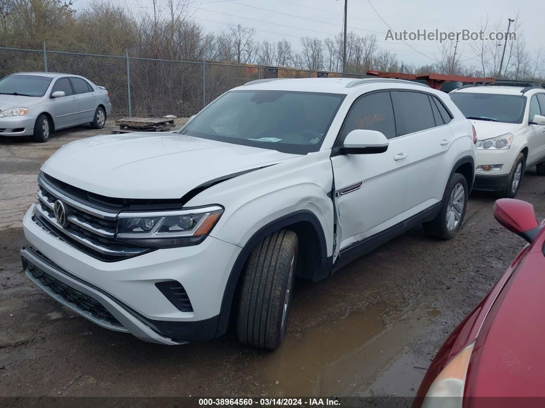 2021 Volkswagen Atlas Cross Sport 2.0t Se W/technology White vin: 1V2HC2CA6MC239968