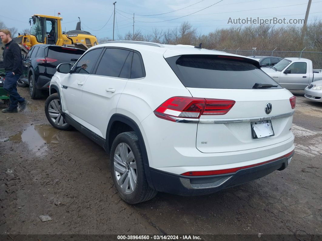 2021 Volkswagen Atlas Cross Sport 2.0t Se W/technology White vin: 1V2HC2CA6MC239968