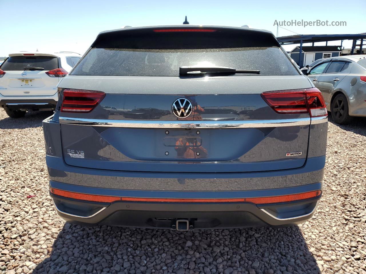 2021 Volkswagen Atlas Cross Sport Se Gray vin: 1V2HE2CA1MC217211