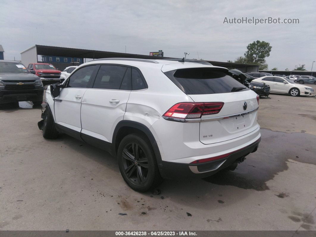 2021 Volkswagen Atlas Cross Sport 3.6l V6 Se W/technology White vin: 1V2HE2CA6MC214949