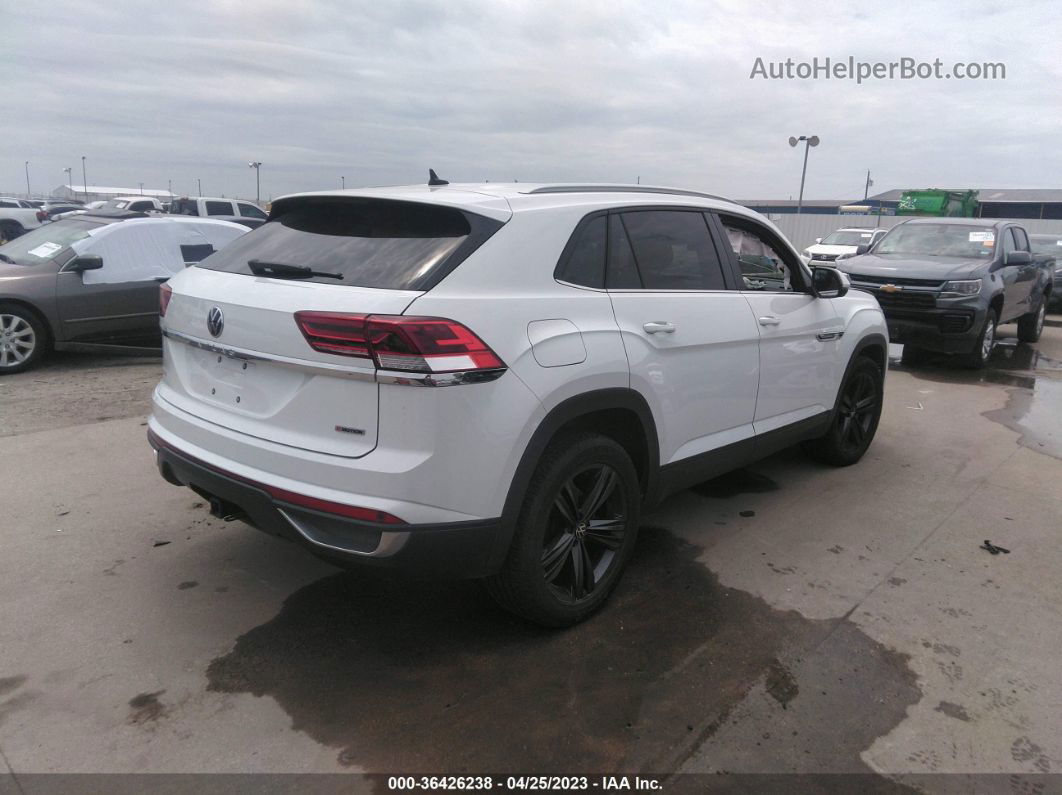 2021 Volkswagen Atlas Cross Sport 3.6l V6 Se W/technology White vin: 1V2HE2CA6MC214949