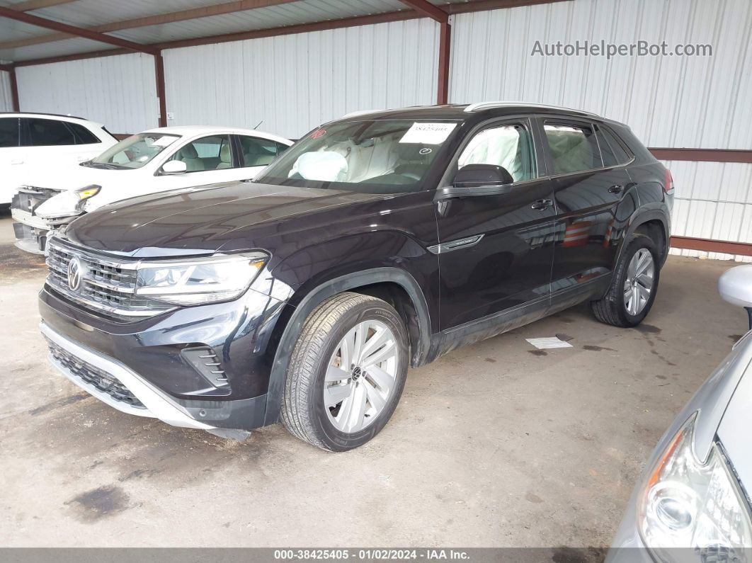 2021 Volkswagen Atlas Cross Sport 3.6l V6 Se W/technology Black vin: 1V2HE2CA6MC218824