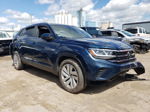 2021 Volkswagen Atlas Cross Sport Se Blue vin: 1V2HE2CAXMC204778