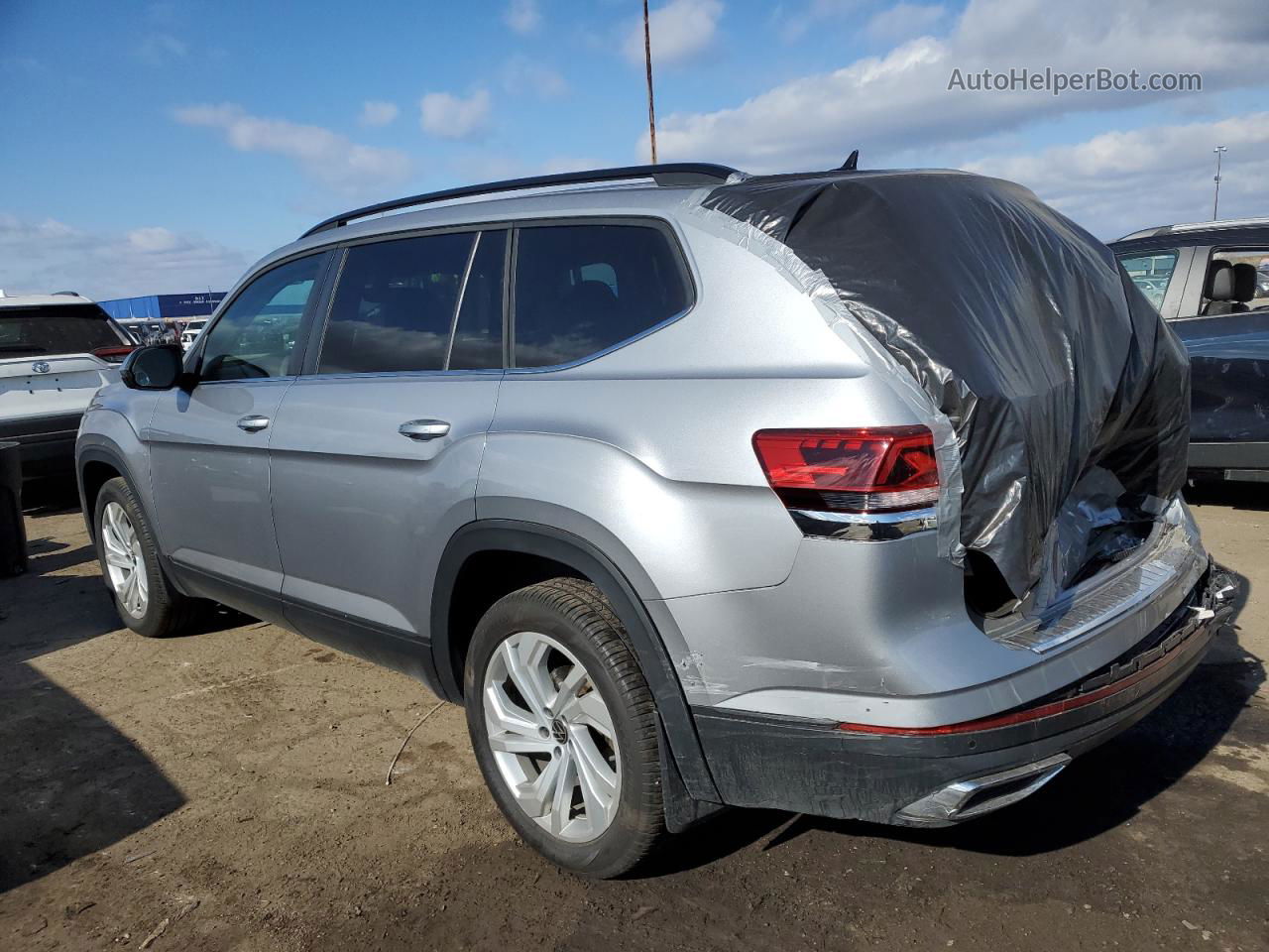 2021 Volkswagen Atlas Se Gray vin: 1V2HP2CA9MC562142