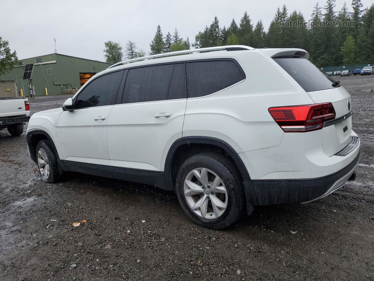 2018 Volkswagen Atlas  White vin: 1V2HR2CA0JC500800