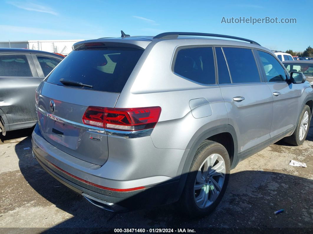 2021 Volkswagen Atlas 3.6l V6 Se W/technology Gray vin: 1V2HR2CA0MC557275