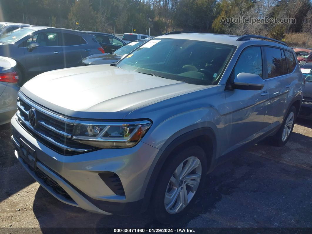 2021 Volkswagen Atlas 3.6l V6 Se W/technology Gray vin: 1V2HR2CA0MC557275