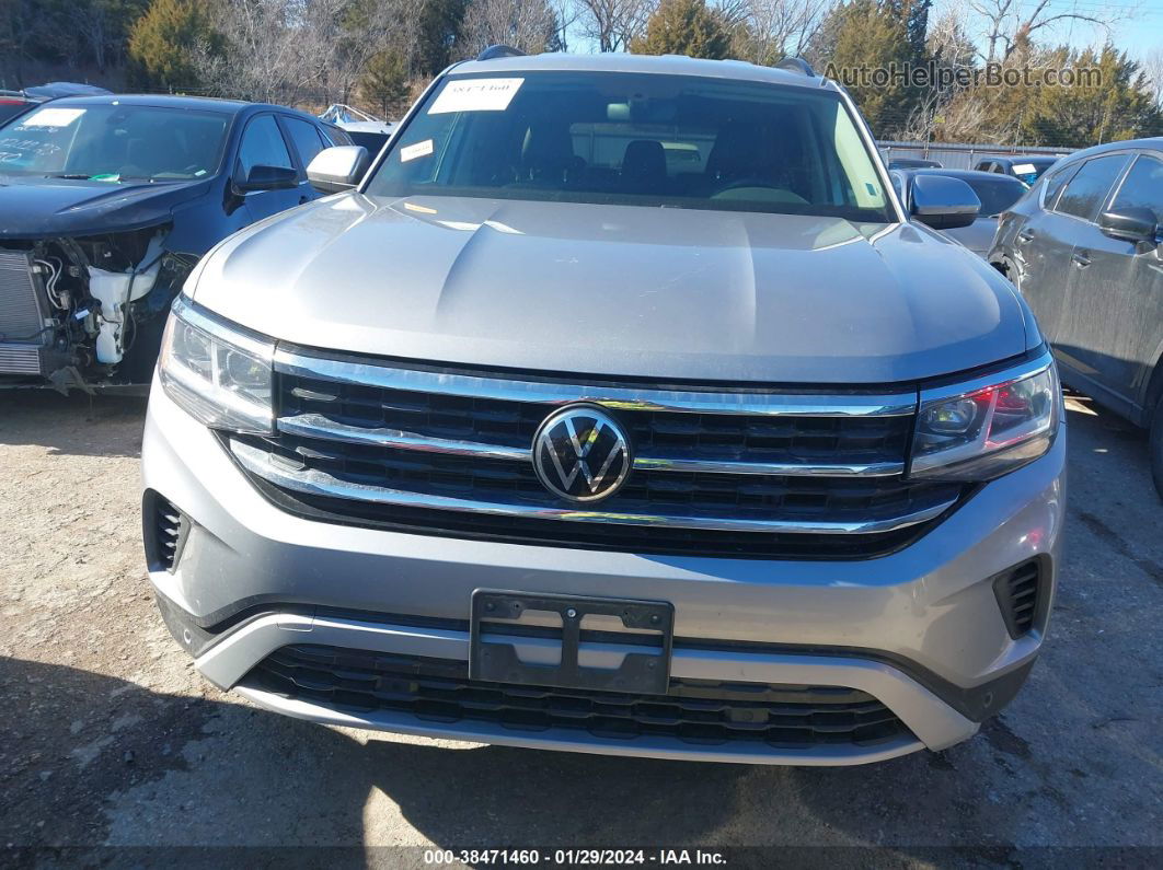 2021 Volkswagen Atlas 3.6l V6 Se W/technology Gray vin: 1V2HR2CA0MC557275