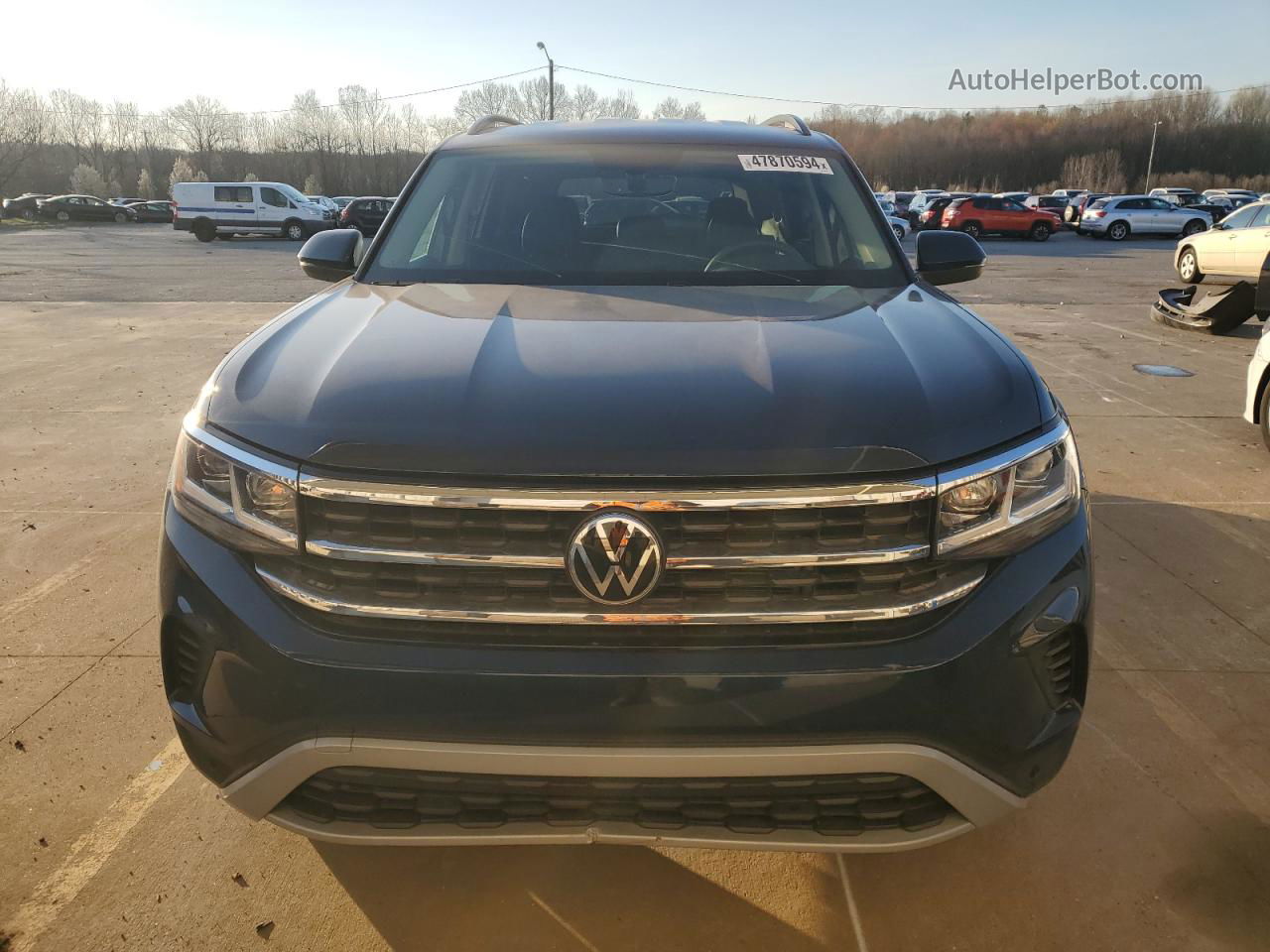 2021 Volkswagen Atlas Se Blue vin: 1V2HR2CA0MC599199