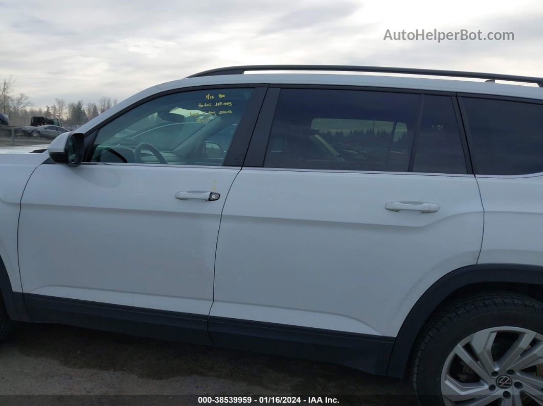 2021 Volkswagen Atlas 3.6l V6 Se W/technology White vin: 1V2HR2CA1MC545541