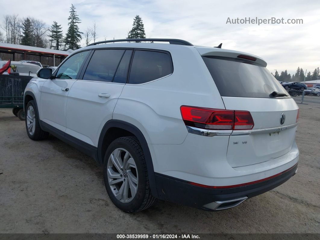 2021 Volkswagen Atlas 3.6l V6 Se W/technology White vin: 1V2HR2CA1MC545541