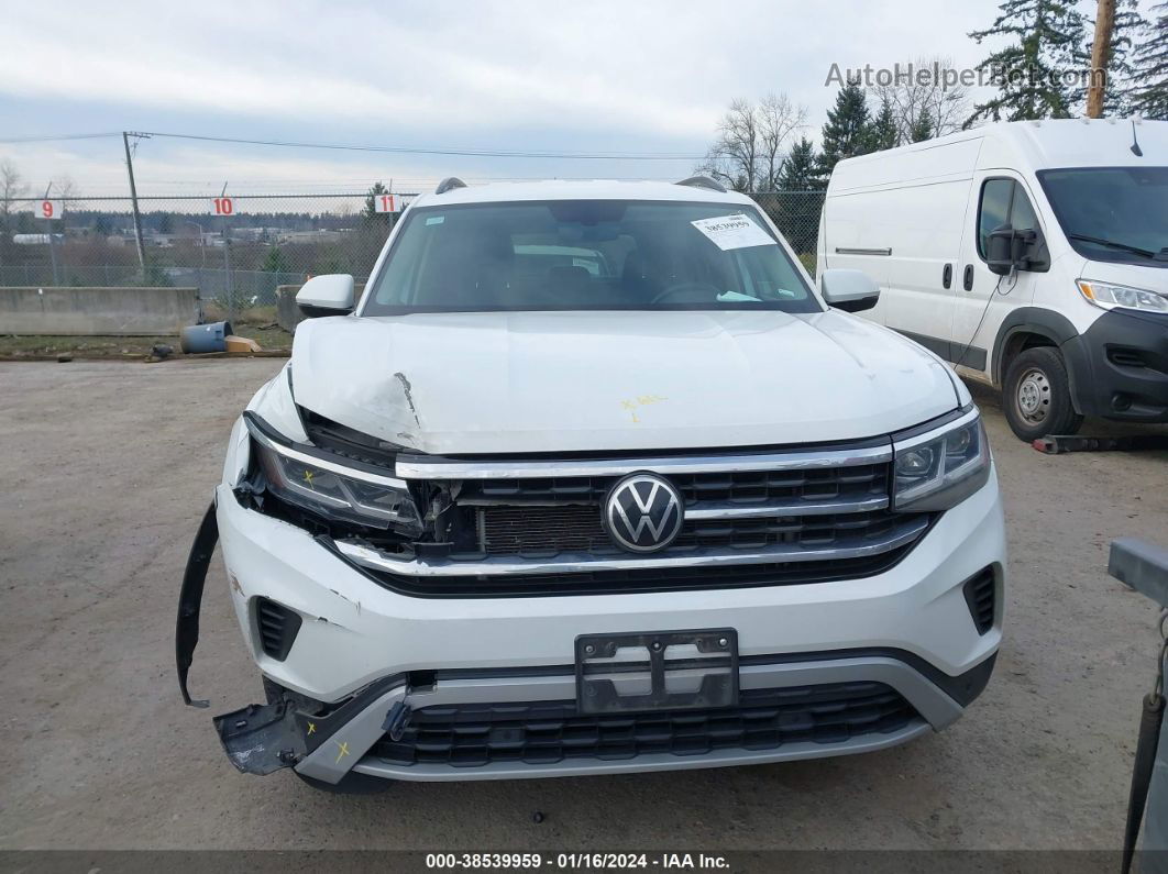 2021 Volkswagen Atlas 3.6l V6 Se W/technology White vin: 1V2HR2CA1MC545541