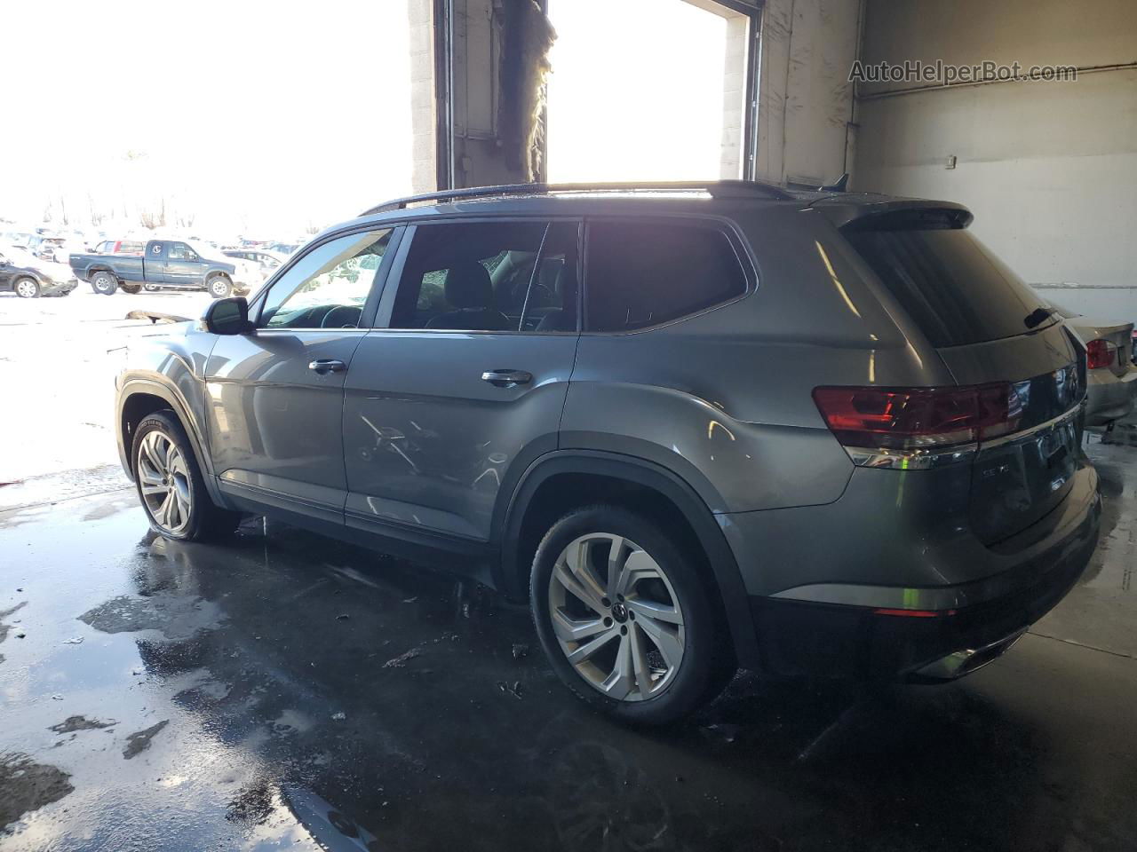 2021 Volkswagen Atlas Se Gray vin: 1V2HR2CA1MC551470