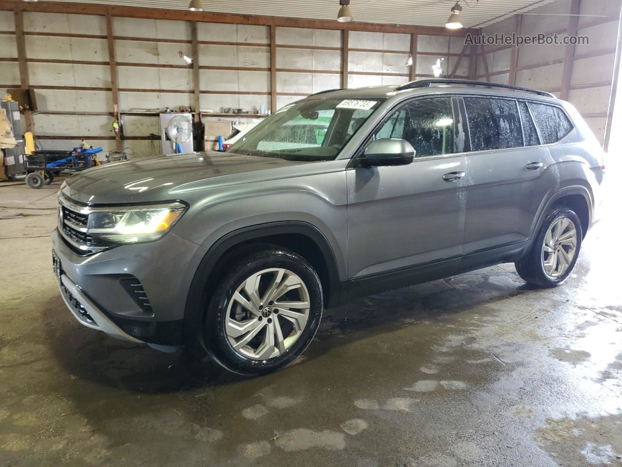 2021 Volkswagen Atlas Se Gray vin: 1V2HR2CA2MC545581