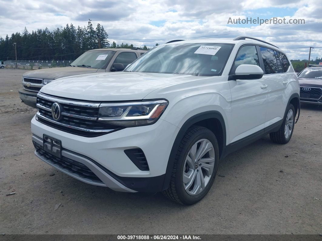 2021 Volkswagen Atlas 3.6l V6 Se W/technology White vin: 1V2HR2CA2MC584350