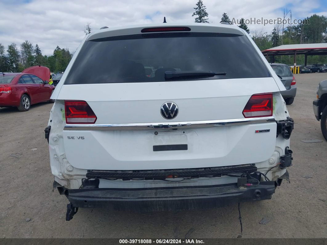 2021 Volkswagen Atlas 3.6l V6 Se W/technology White vin: 1V2HR2CA2MC584350