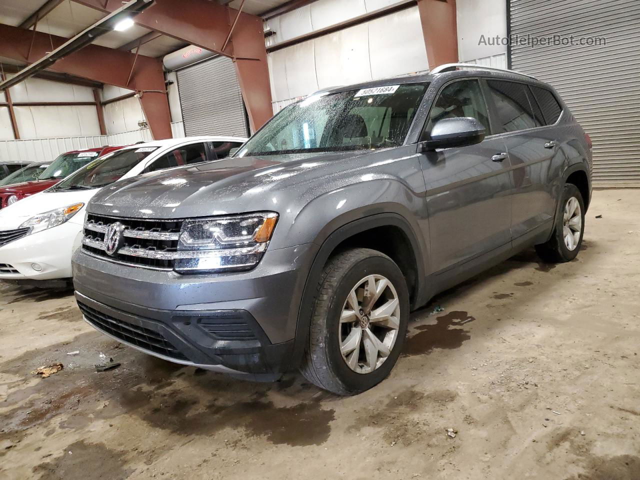 2018 Volkswagen Atlas  Gray vin: 1V2HR2CA4JC512982