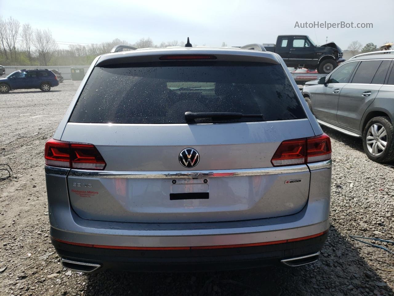 2021 Volkswagen Atlas Se Silver vin: 1V2HR2CA4MC580512