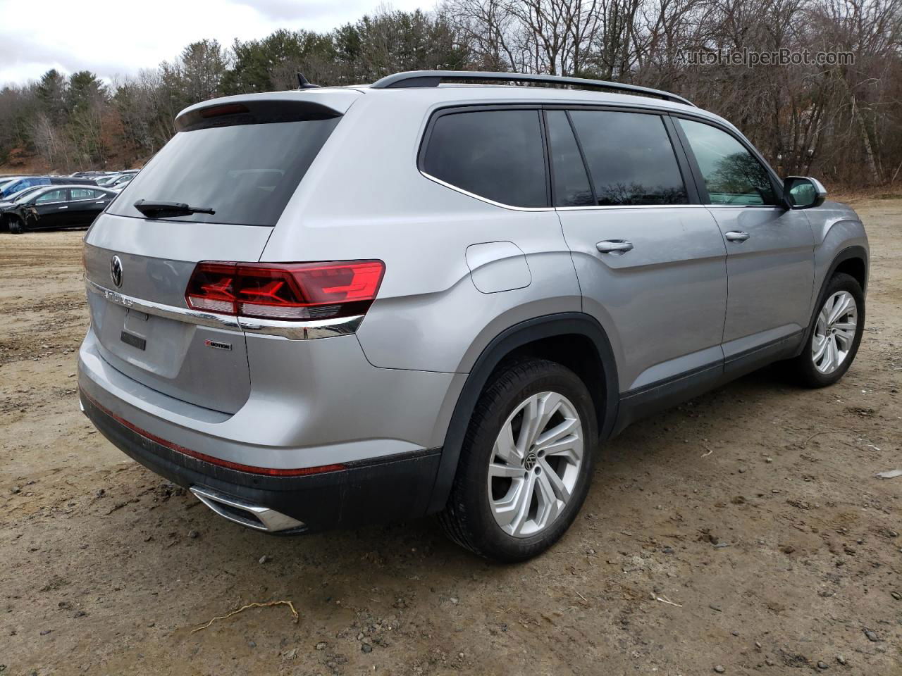 2021 Volkswagen Atlas Se Silver vin: 1V2HR2CA4MC589520