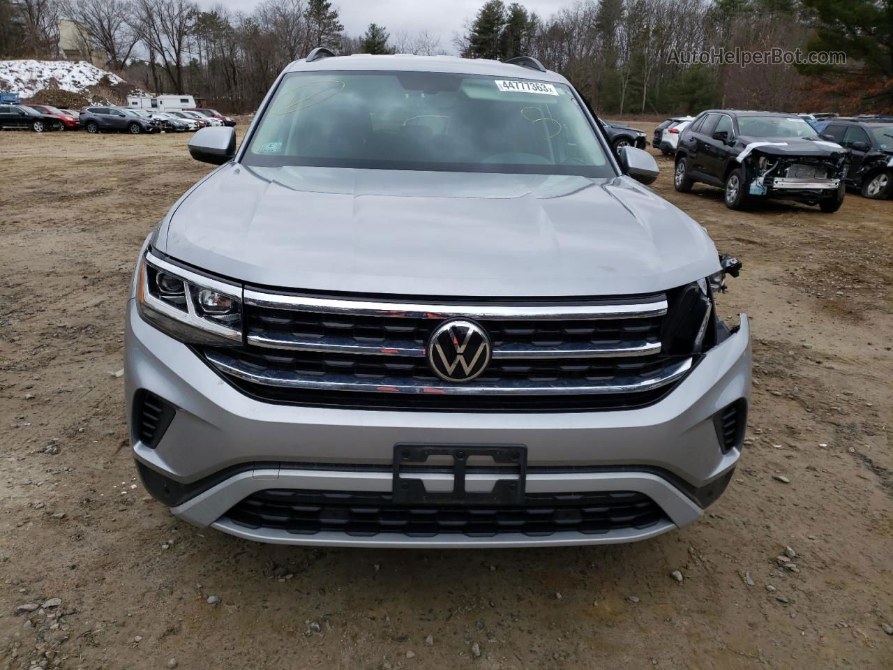 2021 Volkswagen Atlas Se Silver vin: 1V2HR2CA4MC589520