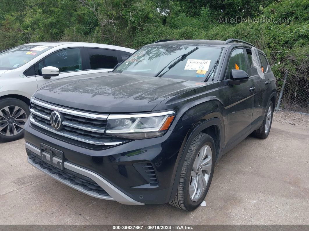 2021 Volkswagen Atlas 3.6l V6 Se W/technology Черный vin: 1V2HR2CA5MC546921