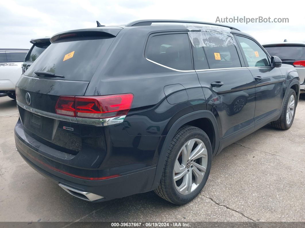 2021 Volkswagen Atlas 3.6l V6 Se W/technology Черный vin: 1V2HR2CA5MC546921