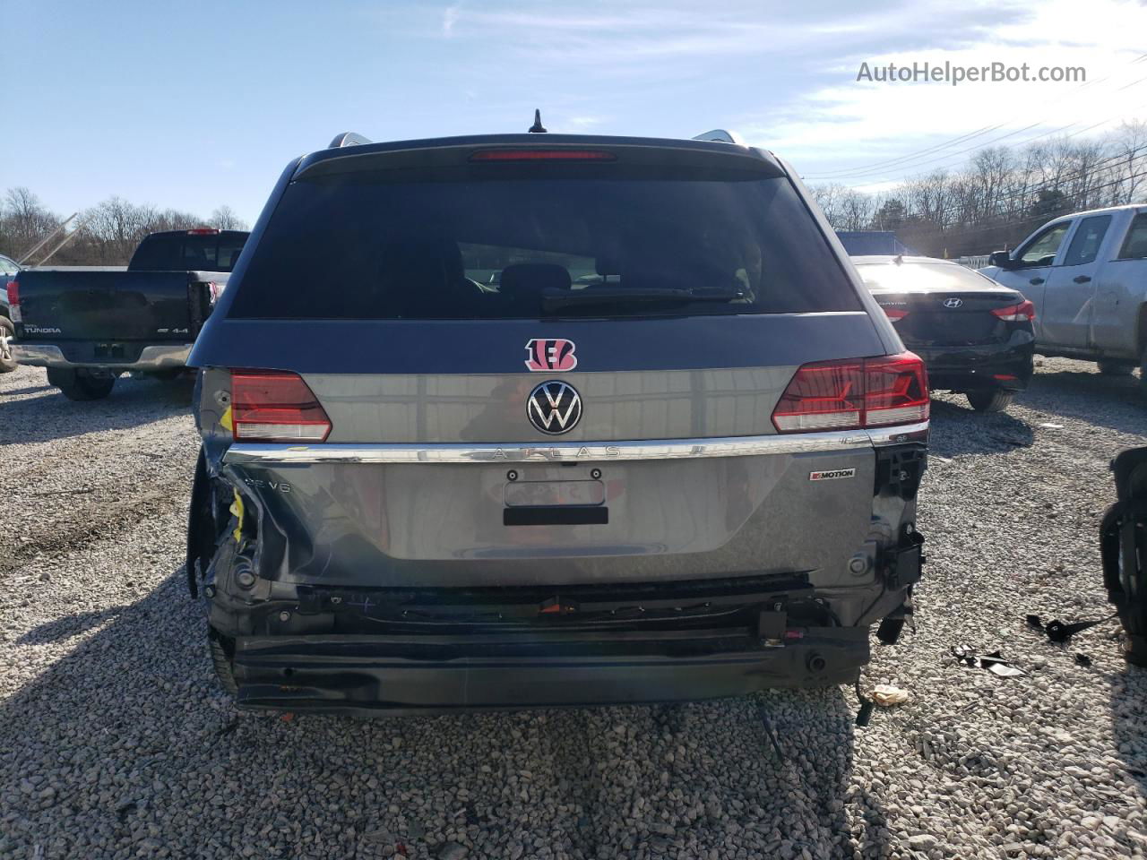 2021 Volkswagen Atlas Se Gray vin: 1V2HR2CA5MC607832