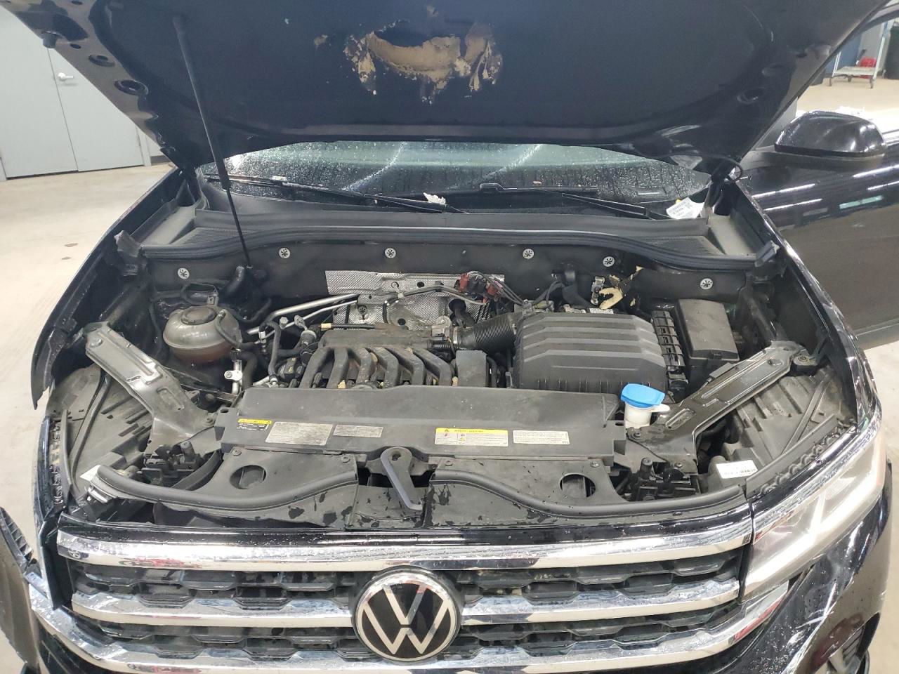 2021 Volkswagen Atlas Se Черный vin: 1V2HR2CA6MC540609