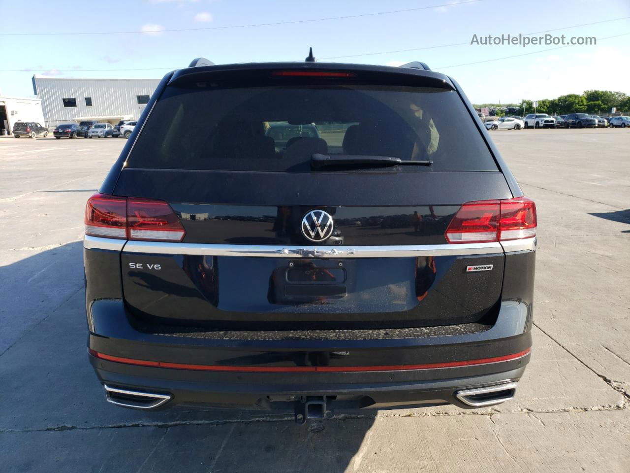 2021 Volkswagen Atlas Se Black vin: 1V2HR2CA6MC559743