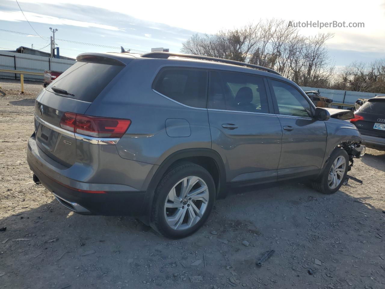 2021 Volkswagen Atlas Se Gray vin: 1V2HR2CA7MC522510