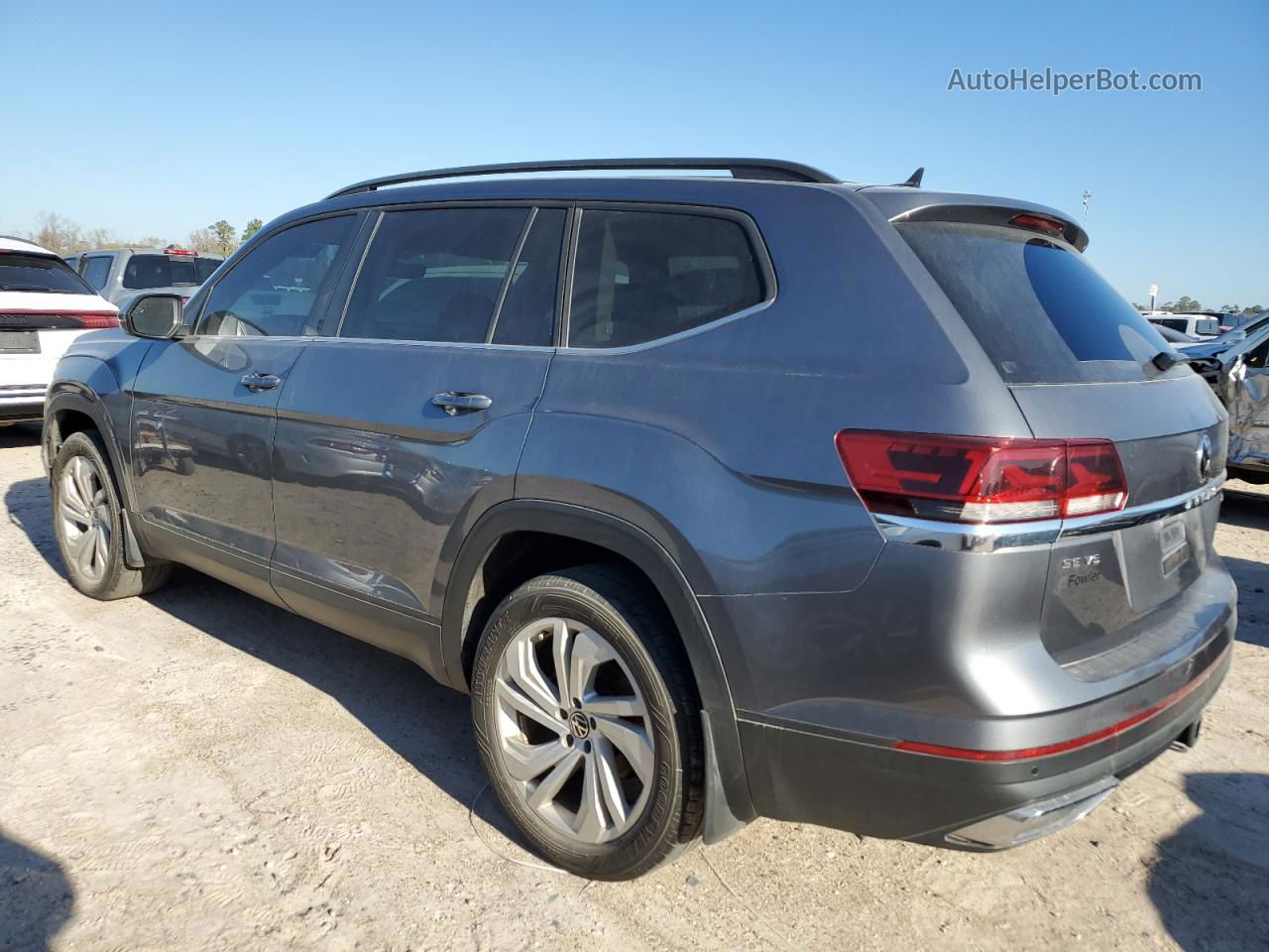 2021 Volkswagen Atlas Se Серый vin: 1V2HR2CA7MC522510