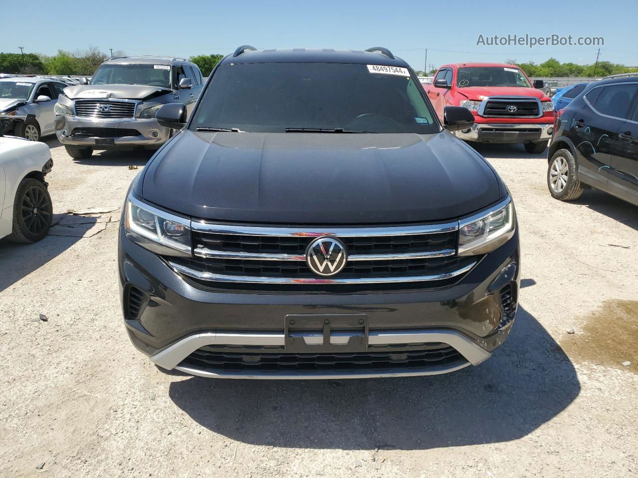 2021 Volkswagen Atlas Se Black vin: 1V2HR2CA7MC544359