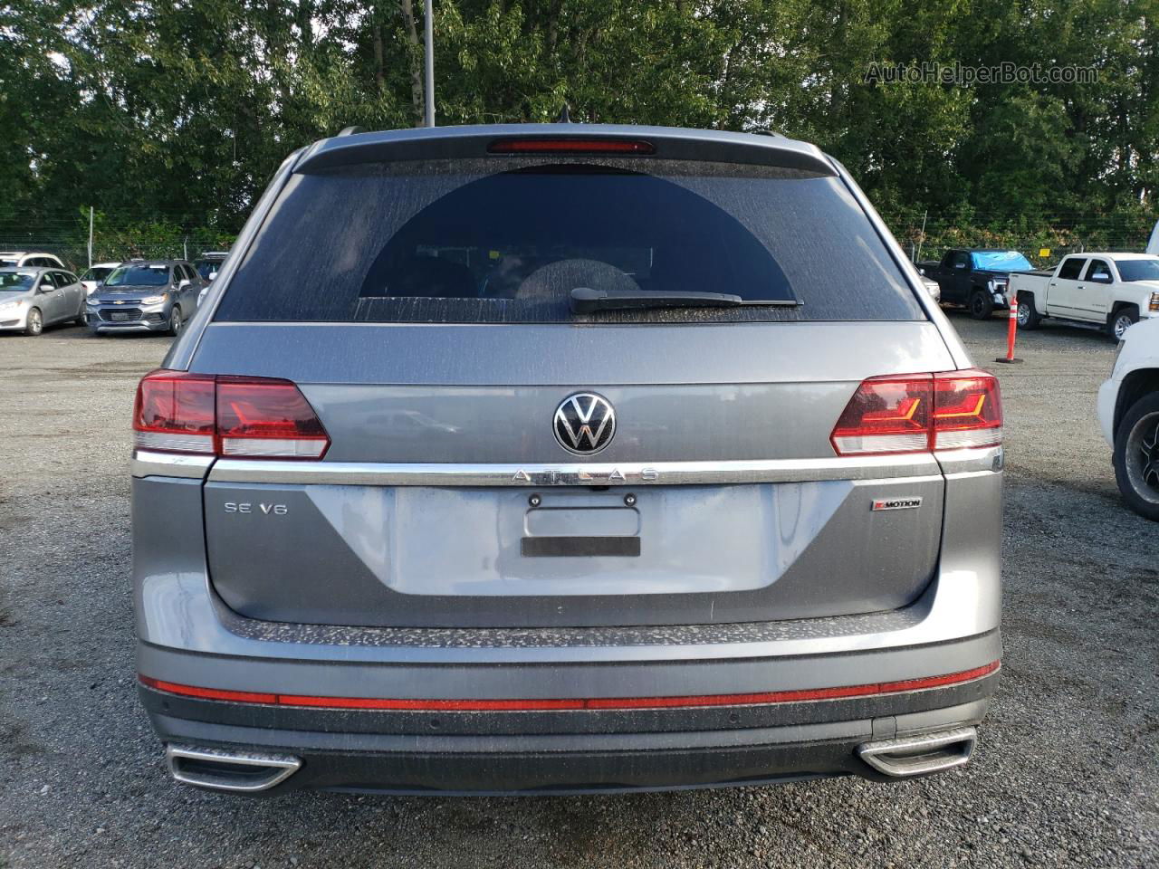 2021 Volkswagen Atlas Se Gray vin: 1V2HR2CA7MC554700