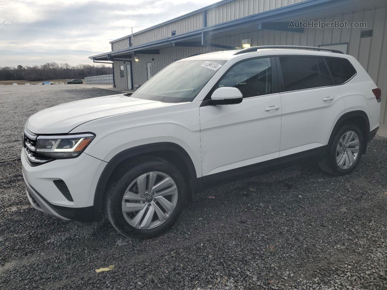 2021 Volkswagen Atlas Se White vin: 1V2HR2CA7MC604060