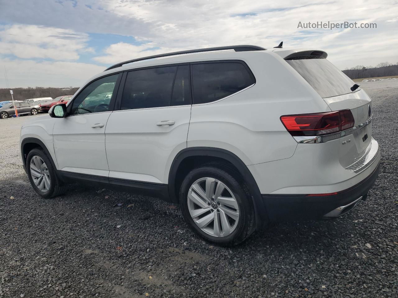 2021 Volkswagen Atlas Se White vin: 1V2HR2CA7MC604060