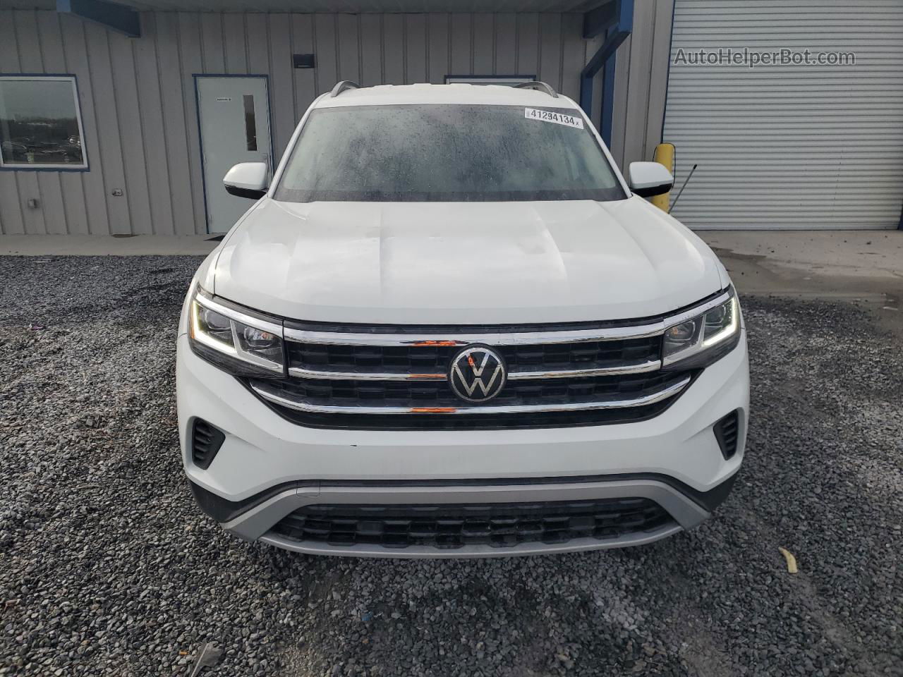 2021 Volkswagen Atlas Se White vin: 1V2HR2CA7MC604060