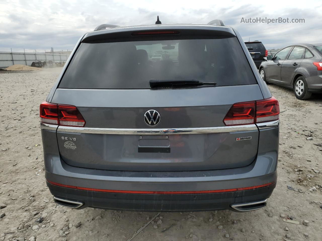 2021 Volkswagen Atlas Se Gray vin: 1V2HR2CA8MC550574