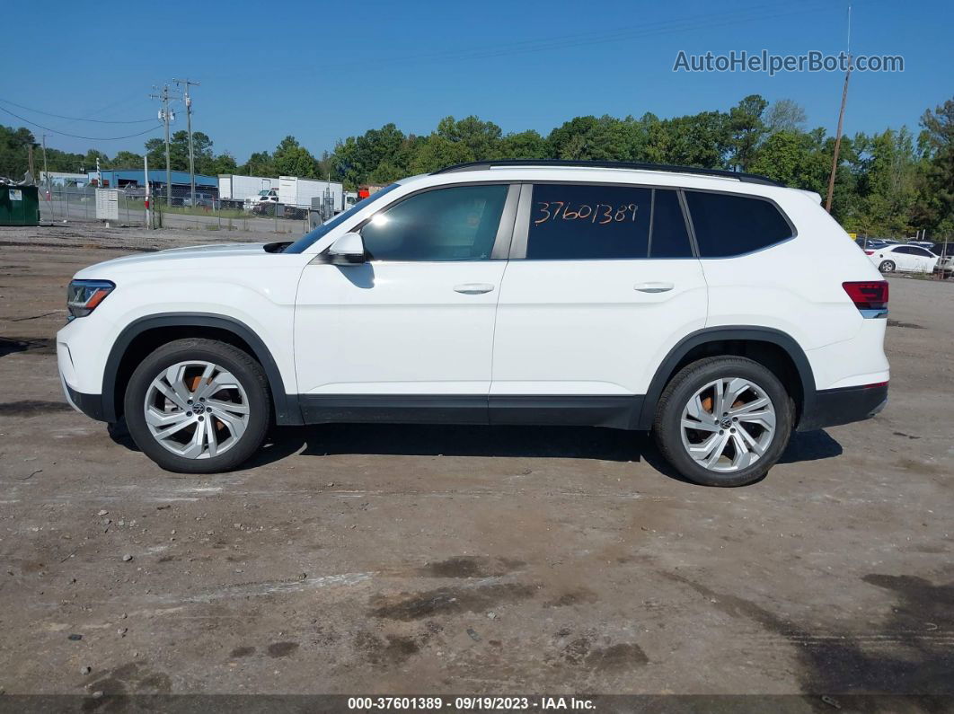 2021 Volkswagen Atlas 3.6l V6 Se W/technology White vin: 1V2HR2CA8MC582845