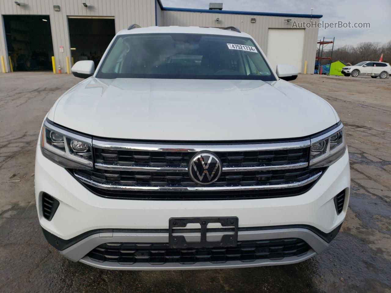 2021 Volkswagen Atlas Se White vin: 1V2HR2CA9MC521696