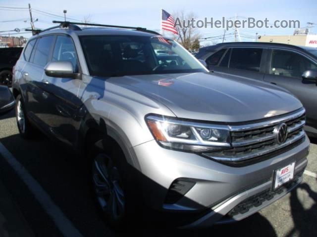 2021 Volkswagen Atlas 3.6l V6 Se W/technology Silver vin: 1V2HR2CA9MC571692