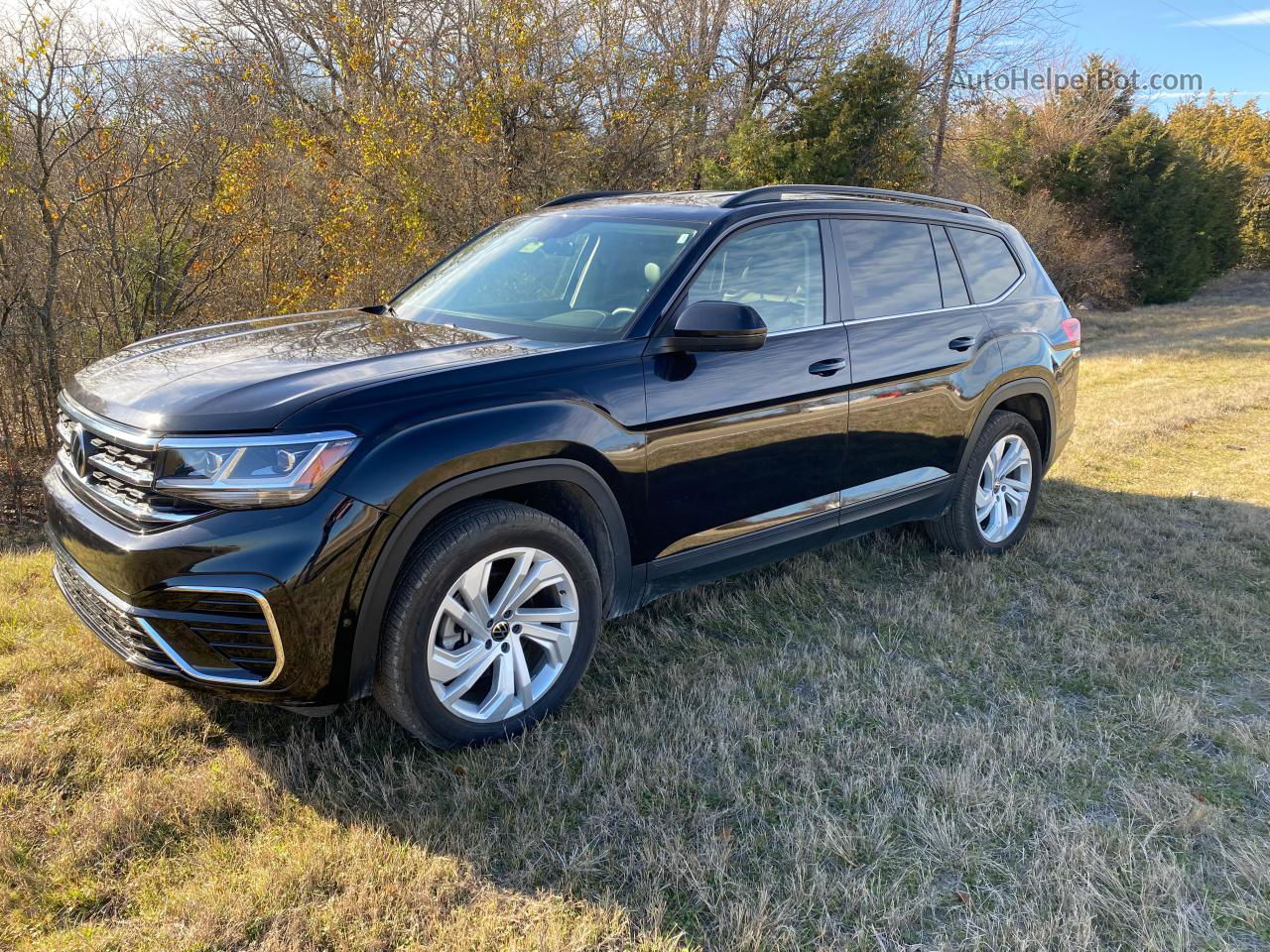 2021 Volkswagen Atlas Se Black vin: 1V2HR2CAXMC539639