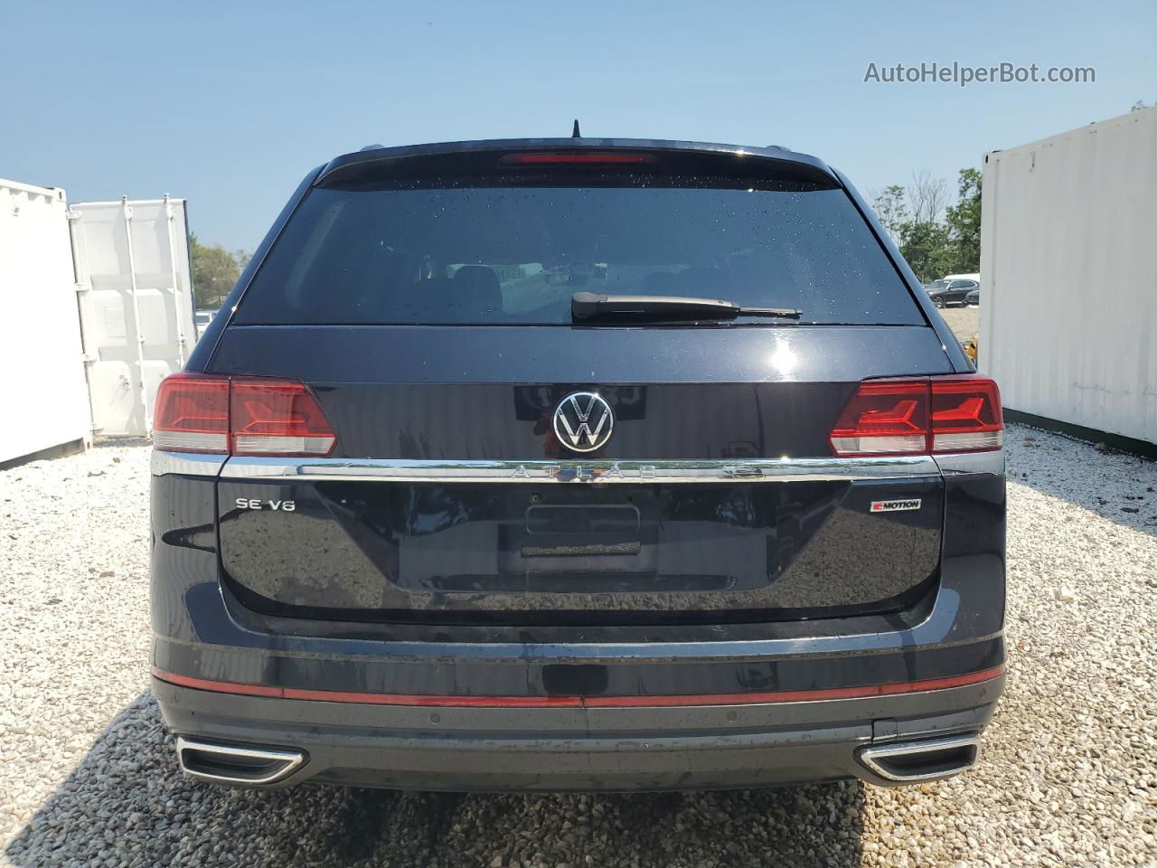 2021 Volkswagen Atlas Se Черный vin: 1V2HR2CAXMC550494