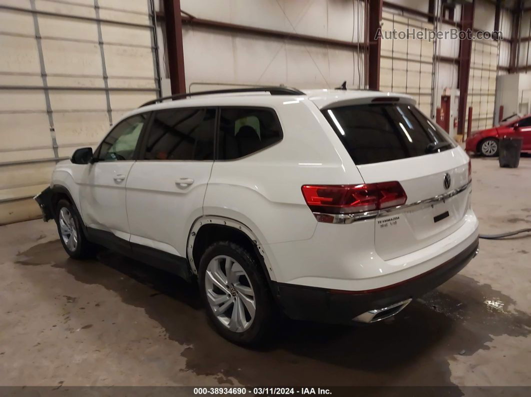 2021 Volkswagen Atlas 3.6l V6 Se W/technology White vin: 1V2HR2CAXMC579770