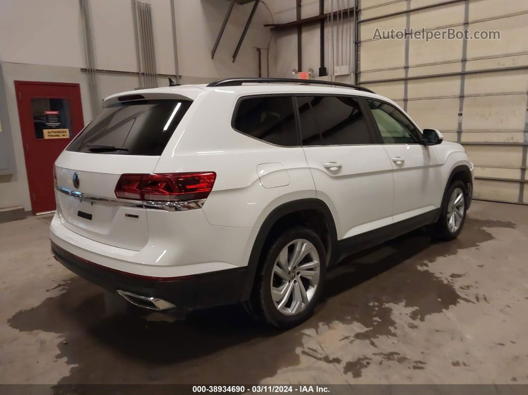 2021 Volkswagen Atlas 3.6l V6 Se W/technology White vin: 1V2HR2CAXMC579770