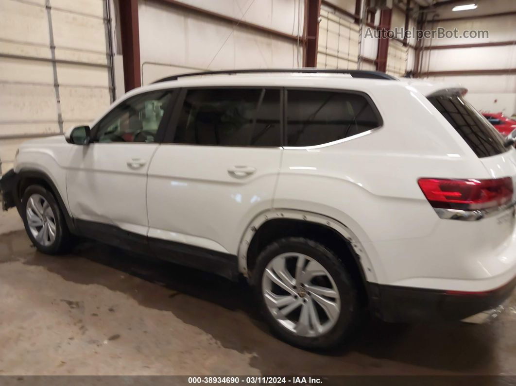 2021 Volkswagen Atlas 3.6l V6 Se W/technology White vin: 1V2HR2CAXMC579770