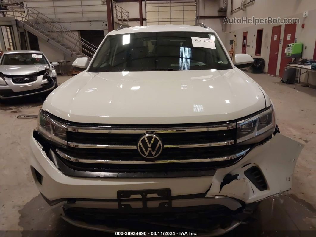 2021 Volkswagen Atlas 3.6l V6 Se W/technology White vin: 1V2HR2CAXMC579770