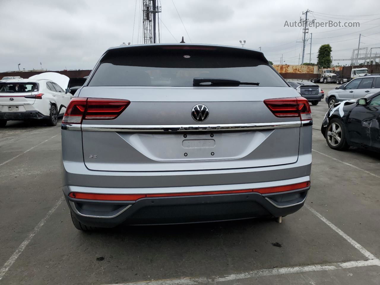 2021 Volkswagen Atlas Cross Sport Se Серебряный vin: 1V2JC2CA6MC220127