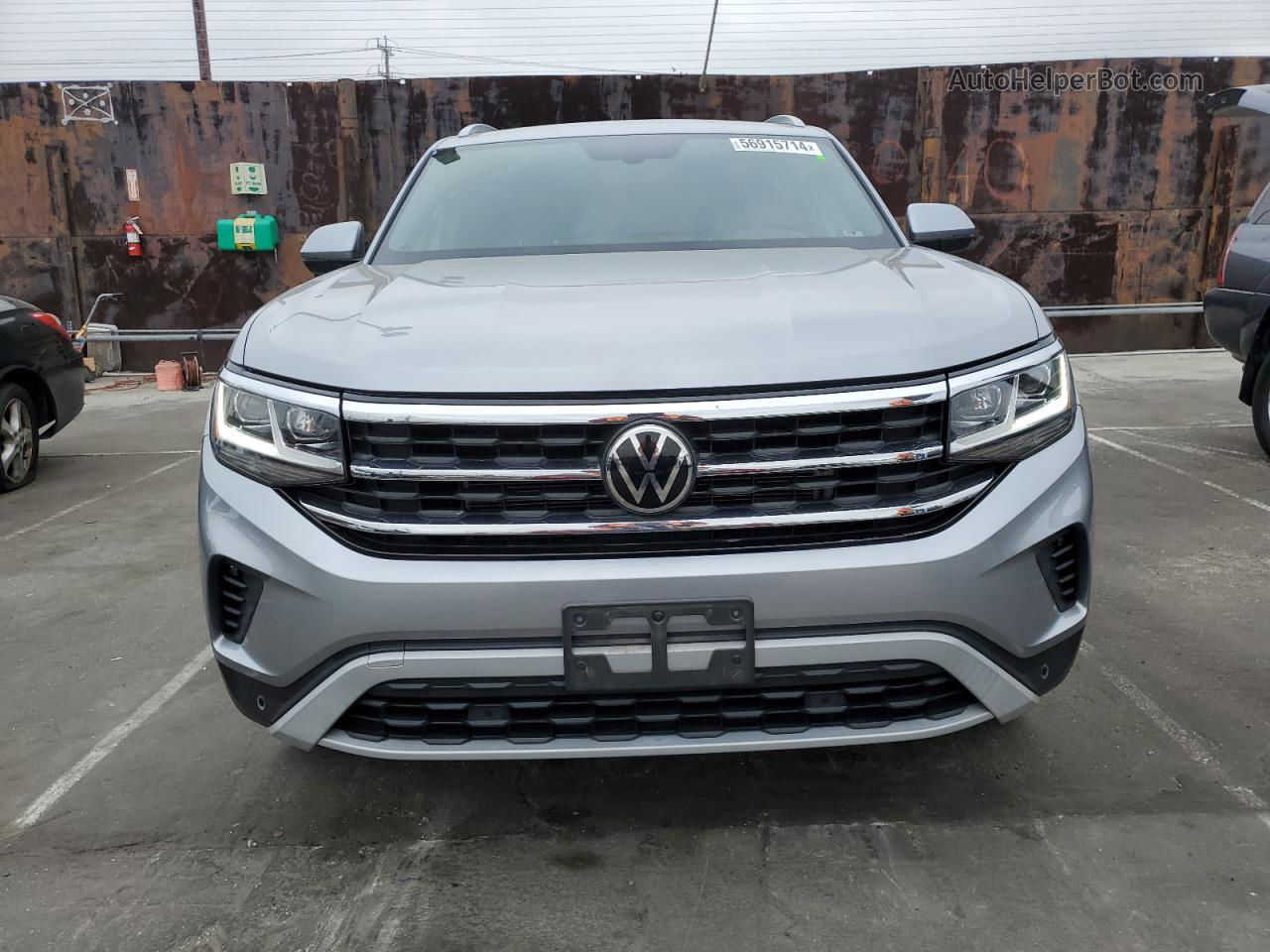 2021 Volkswagen Atlas Cross Sport Se Silver vin: 1V2JC2CA6MC220127