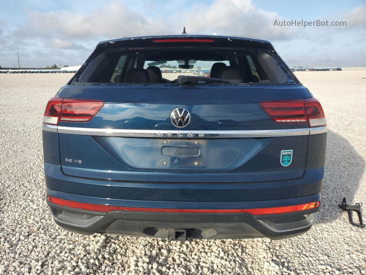 2021 Volkswagen Atlas Cross Sport Se Blue vin: 1V2JE2CA2MC215520